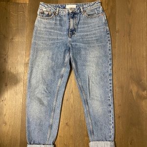 Topshop size 30 mom jeans L34